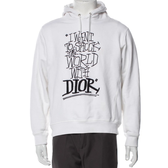 DIOR x Shawn Stussy 2020 'Shock The World' Hoodie